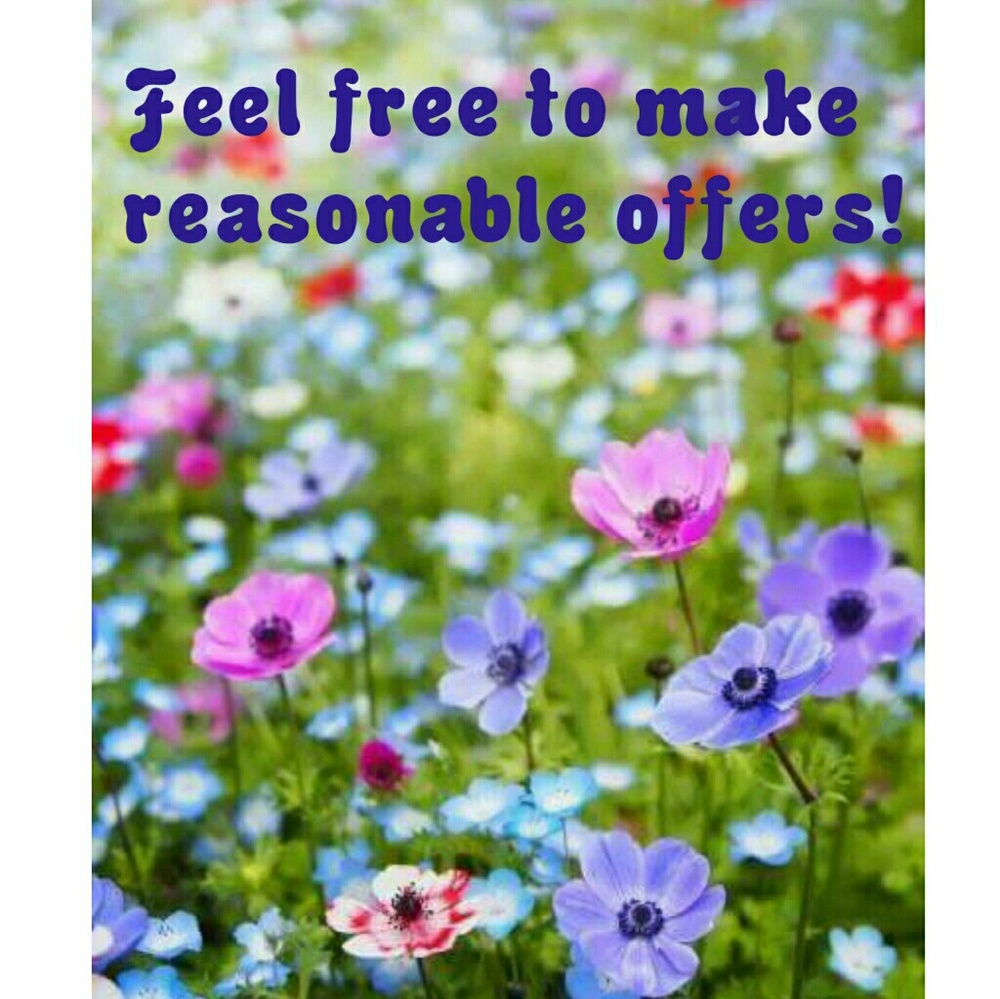 Feel free to make a reasonable offer!